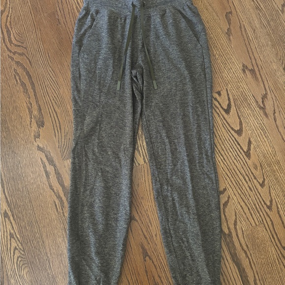 Lululemon Heathered Green Ready to Rulu Joggers Drawstring Soft cozy pants 4 - Picture 5 of 7